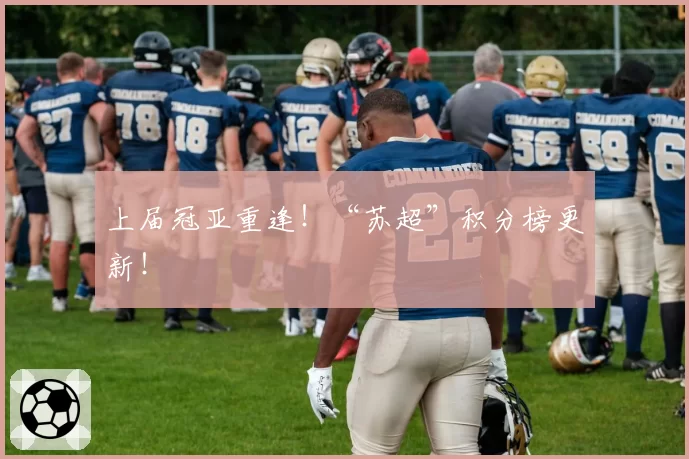 上届冠亚重逢!“苏超”积分榜更新!